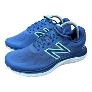 New Balance women size 9 680 V7 W680CN7 Blue Running Shoes Sneakers